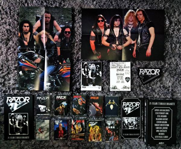 RAZOR 35 YEARS THRASH INSANITY (TAPE BOXSET)