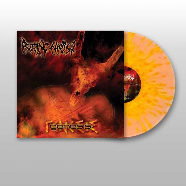ROTTING CHRIST Genesis (OPAQUE ORANGE WITH OPAQUE YELLOW SPLATTER)