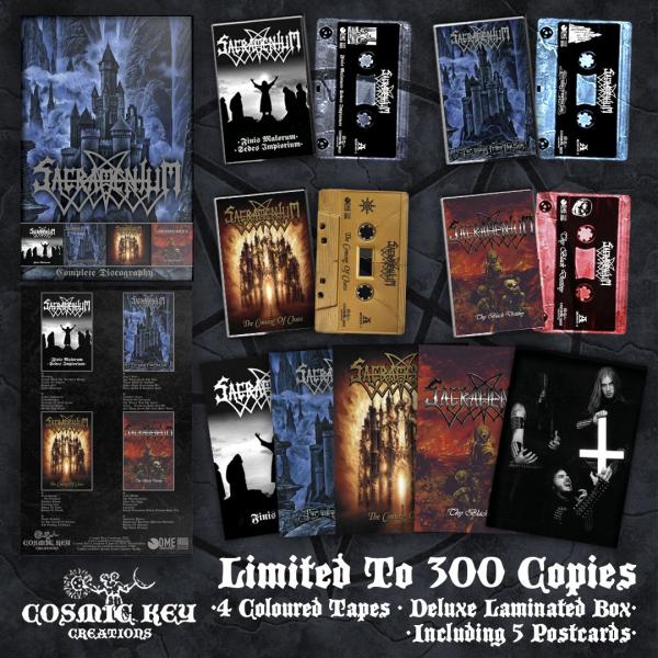 SACRAMENTUM Complete Discography 4 x TAPE BOXSET
