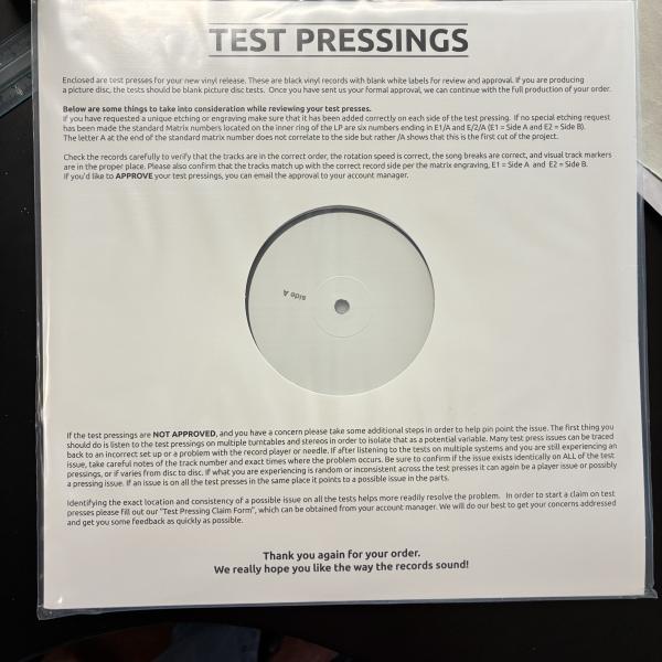 SAIDAN Fangdriller: Scars Beneath Memories Wrist (test pressing)