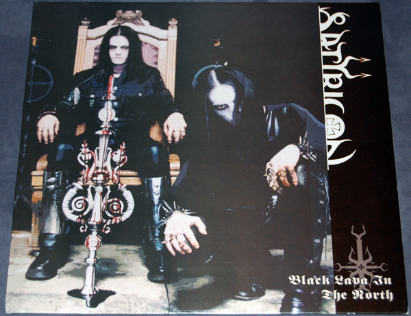 SATYRICON Black Lava In The North (blue vinyl)