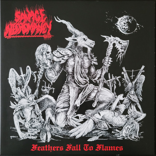 SAVAGE NECROMANCY Feathers Fall To Flames (Red Translucent)