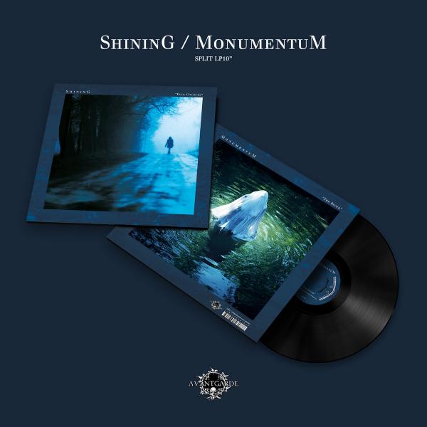 SHINING - MONUMENTUM Split ep 10" (Black vinyl)