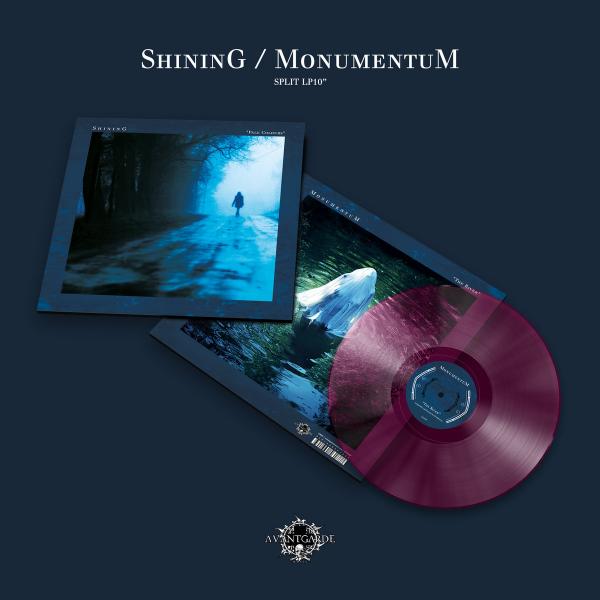 SHINING - MONUMENTUM Split ep 10" (trans purple vinyl)