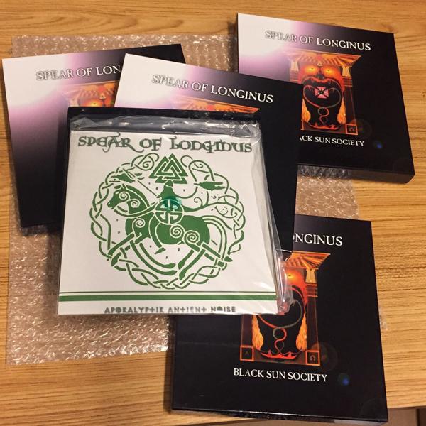 SPEAR OF LONGINUS Black Sun Society (3x 7" box set)
