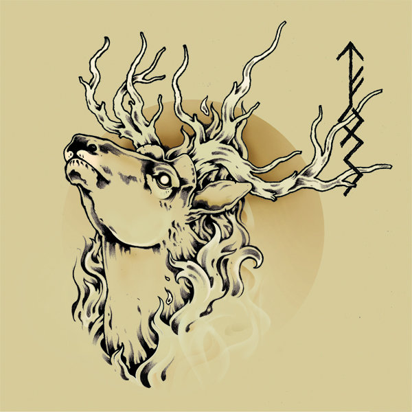 THE FLIGHT OF SLEIPNIR Algiz + Berkanan