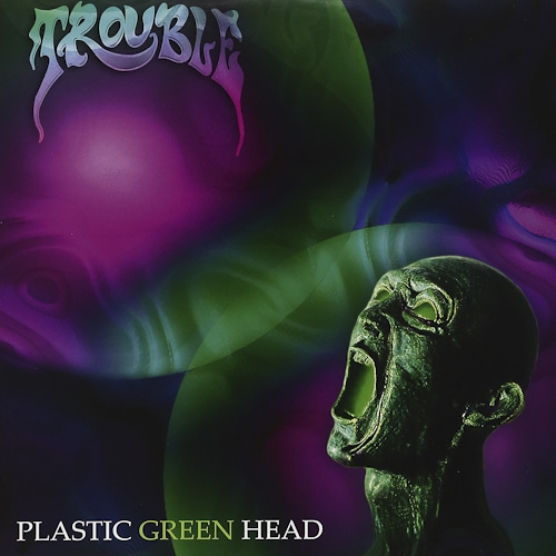TROUBLE Plastic Green Head