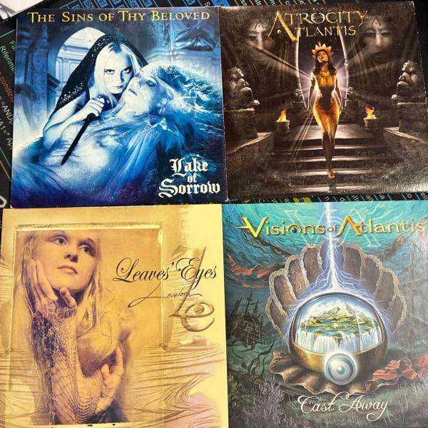 Various Artists Bundle  4x Gothic Metal promo cds