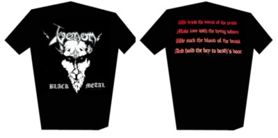 VENOM Black Metal T-Shirt